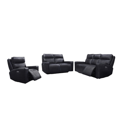 Chadwick Black Power Reclining Chair - MA-99943P-BLK-1