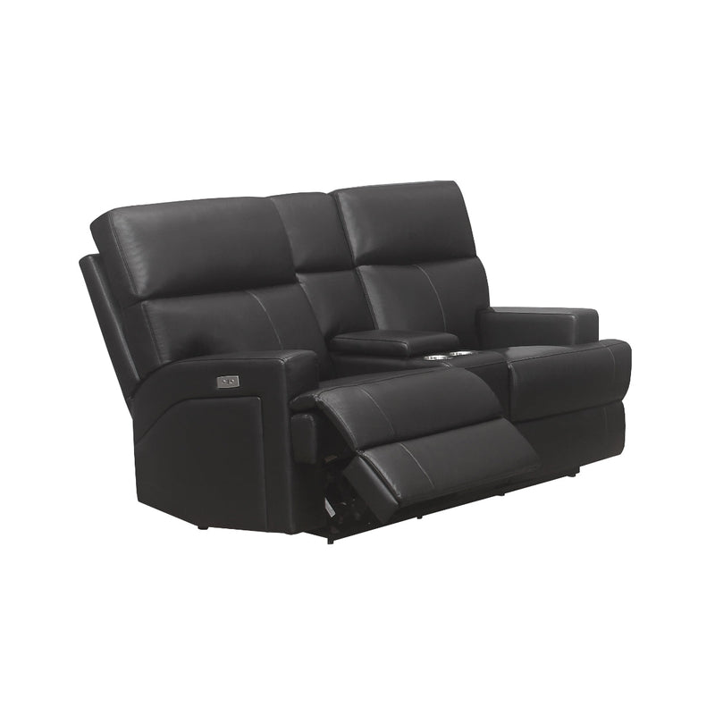 Sethos Power Reclining Loveseat - MA-99945P-BLK-2C