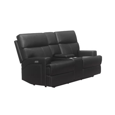 Sethos Power Reclining Loveseat - MA-99945P-BLK-2C