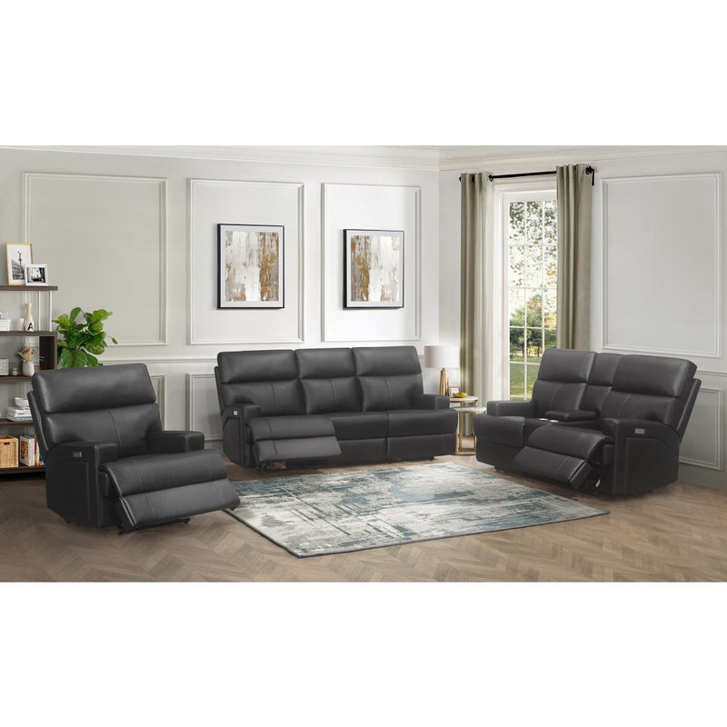 Sethos Power Reclining Loveseat - MA-99945P-BLK-2C