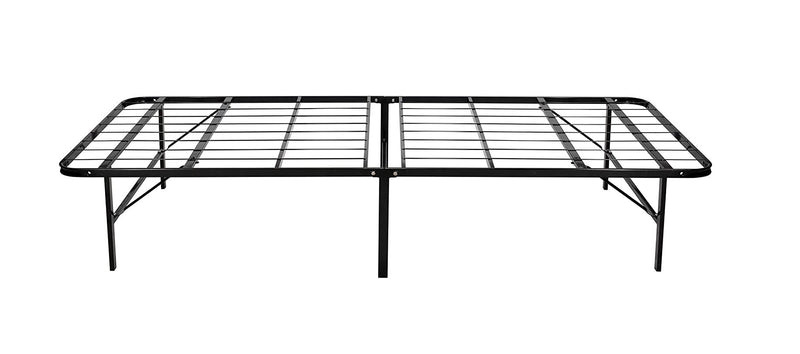 Metallic Black Platform Bed Frame for Twin (Single) Size Mattress - IF-390