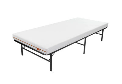 Metallic Black Platform Bed Frame for Twin (Single) Size Mattress - IF-390