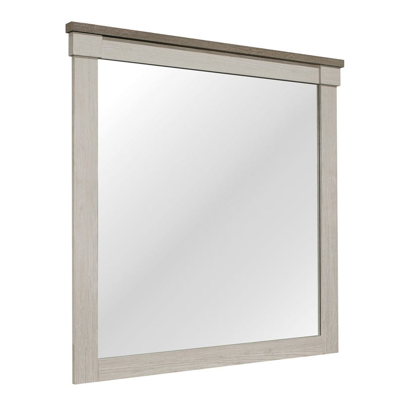 Arcadia Mirror White/Weathered Grey - MA-1677-6