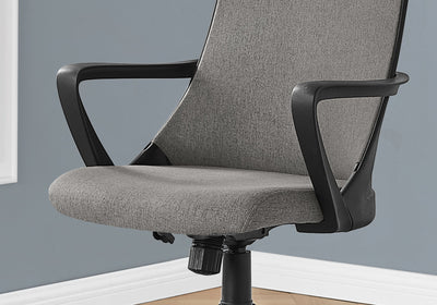 Office Chair - Black / Dark Grey Fabric / Multi Position