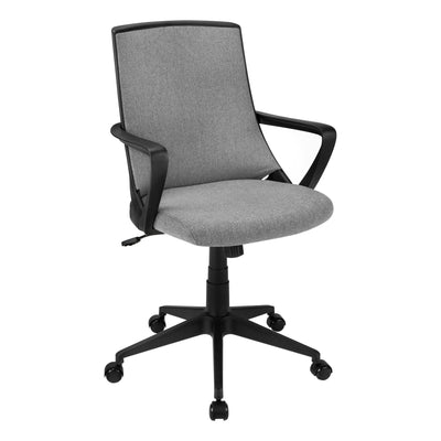 Office Chair - Black / Dark Grey Fabric / Multi Position