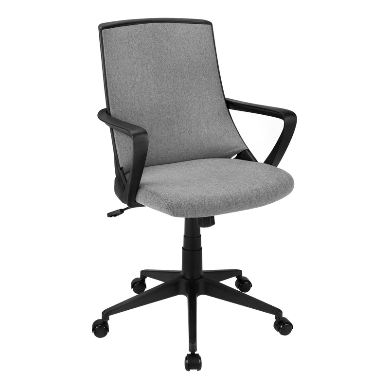 Office Chair - Black / Dark Grey Fabric / Multi Position