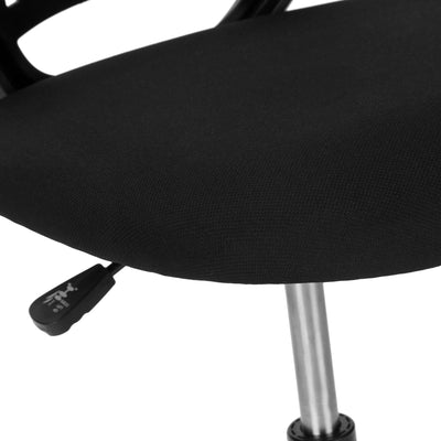 Office Chair - Black Juvenile / Black Base On Castors