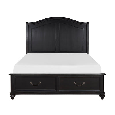 Herman Eastern King Platform Bed with Footboard Storage - MA-1420K-1EK*