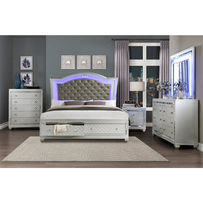 Leesa Queen Platform Bed with Footboard Storage - MA-1430-1*