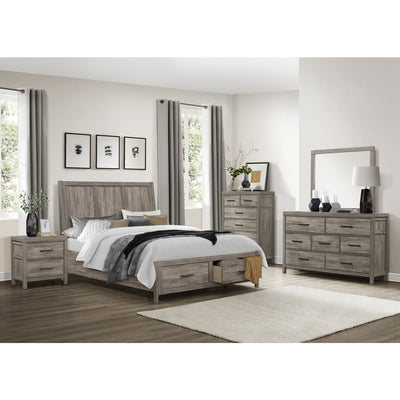 Bainbridge Queen Platform Bed with Footboard Storage - MA-1526-1*