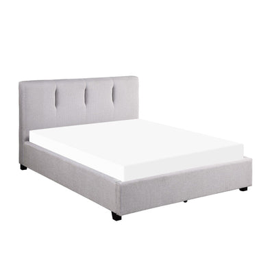 Aitana Queen Platform Bed Granite - MA-1632-1*