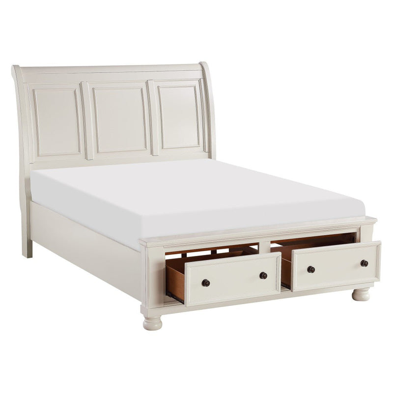 Laurelin White Collection Storage Bed - MA-1714W-1*