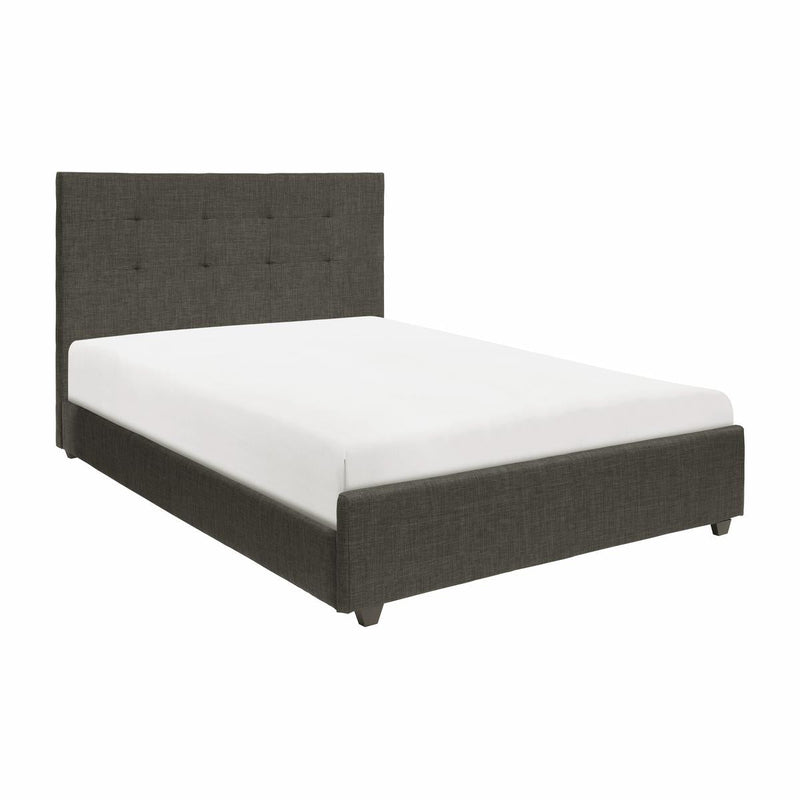 Cadmus Collection Dark Grey Fabric Bed - MA-1890FN