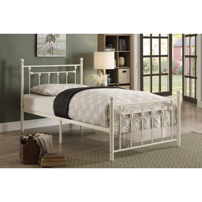 White Traditional styling Twin Platform Bed - MA-2048TW-1