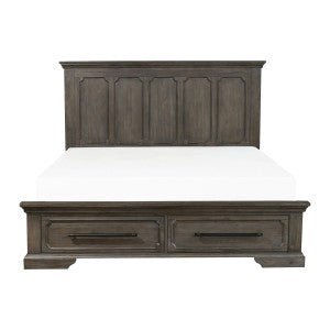 Toulon Eastern King Platform Bed with Footboard Storage - MA-5438K-1EK*