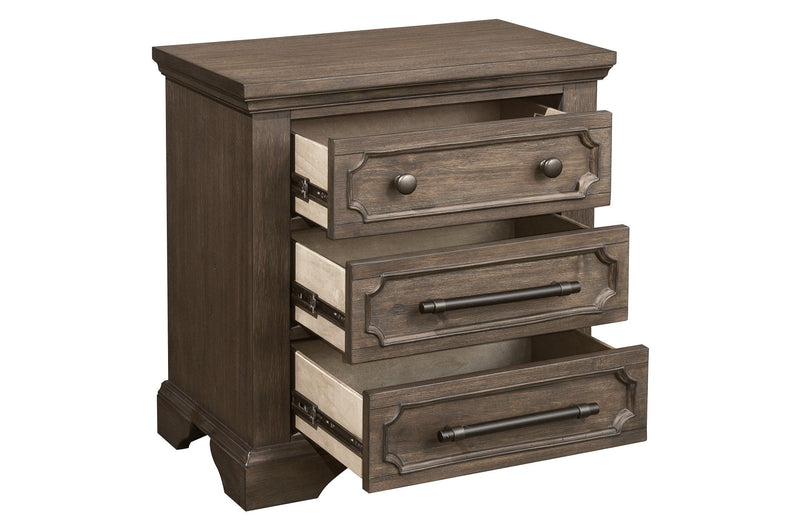 Toulon King Bedroom Set in Distressed Oak - MA-5438K6