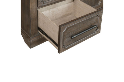 Toulon Queen Bedroom Set in Distressed Oak - MA-5438Q6