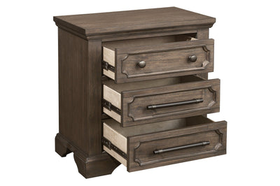 Toulon Queen Bedroom Set in Distressed Oak - MA-5438Q6