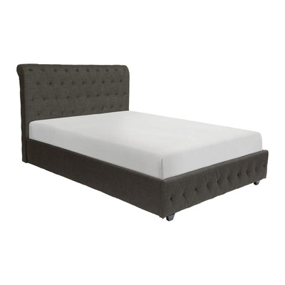 Baldwyn Collection Dark Gray Fabric Bed - MA-5789NF