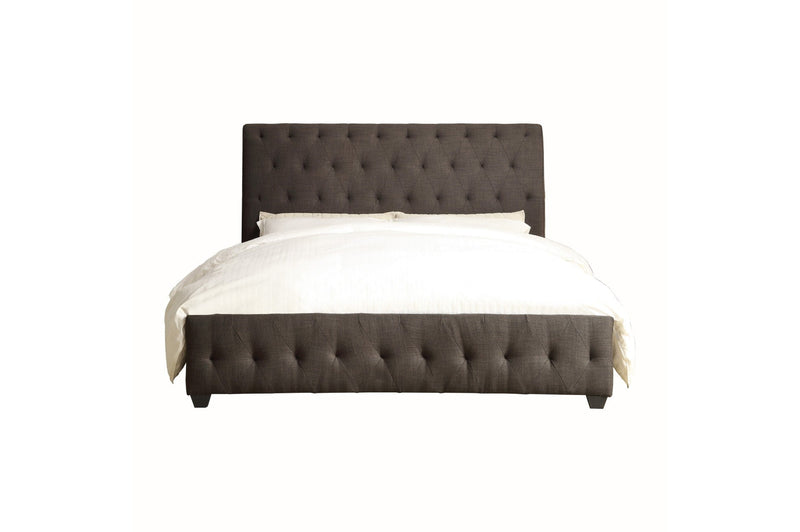 Baldwyn Collection Dark Gray Fabric Bed - MA-5789NF