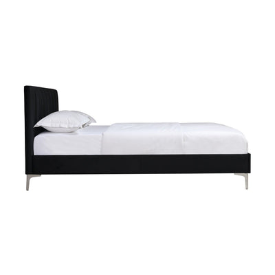 Melina Black Full Upholstered Platform Bed - MA-5893BKF