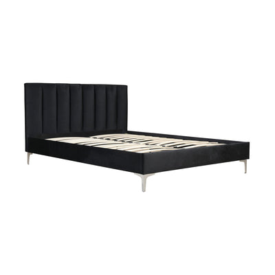 Melina Black Full Upholstered Platform Bed - MA-5893BKF