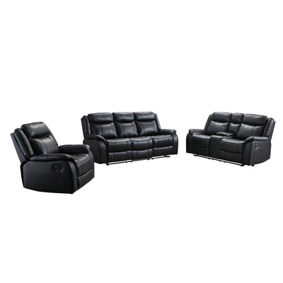 Black rocker recliner chair