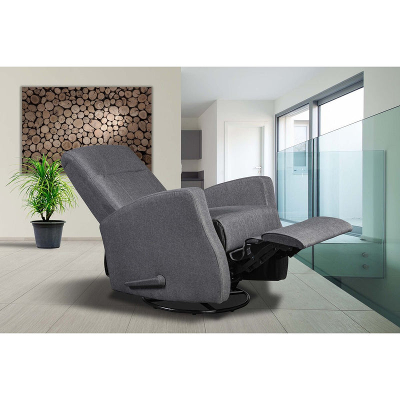 Grey Swivel Glider Recliner - MA-9807GRY