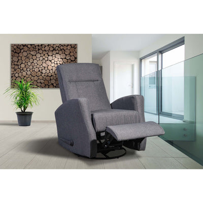 Grey Swivel Glider Recliner - MA-9807GRY