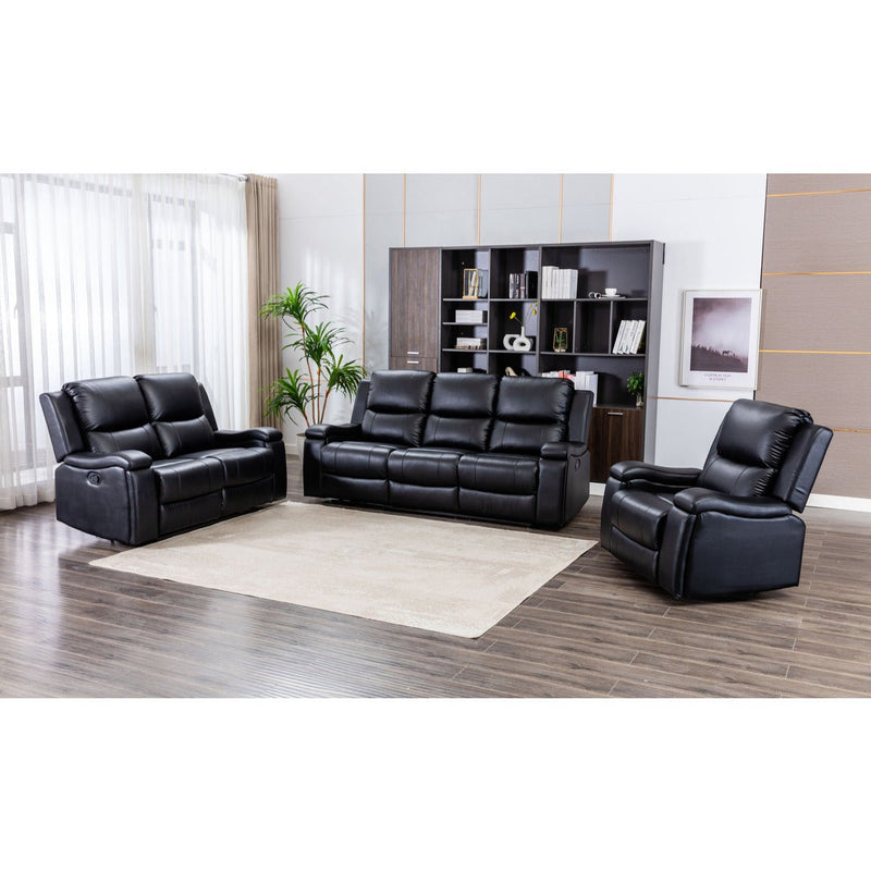 Maddox Reclining Loveseat - MA-99917BLK-2