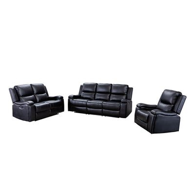 Maddox Reclining Loveseat - MA-99917BLK-2