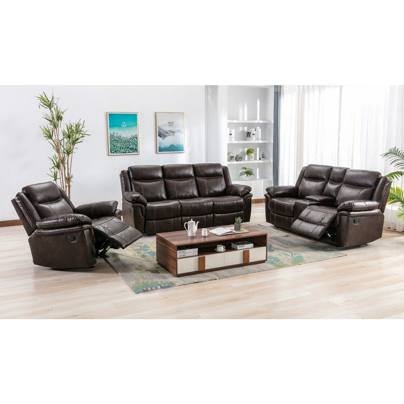 Peabody Brown Reclining Living Set