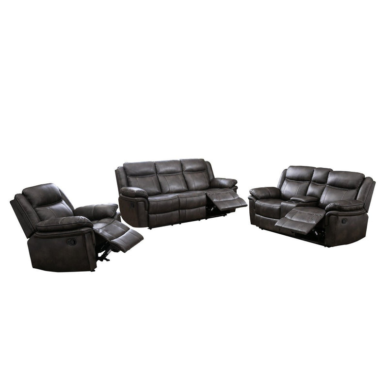 Peabody Grey Reclining Loveseat