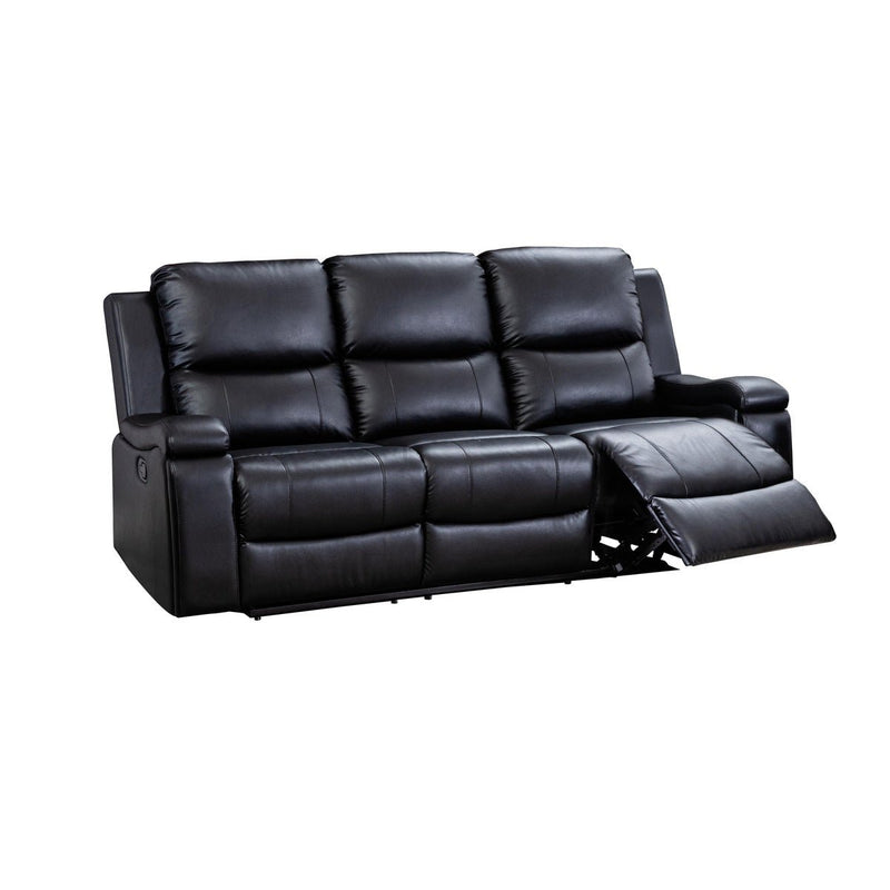 Maddox Reclining Sofa - MA-99917BLK-3