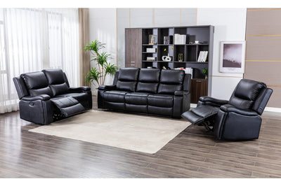 Maddox Reclining Living Set - MA-99917BLKSLC