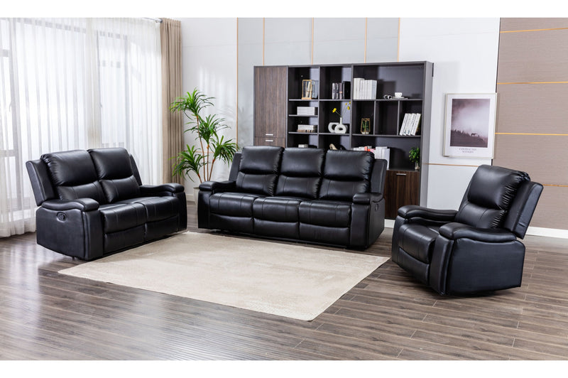 Maddox Reclining Living Set - MA-99917BLKSLC