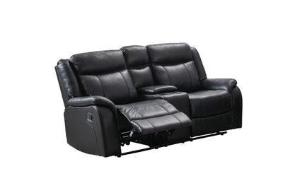 Black Reclining Loveseat