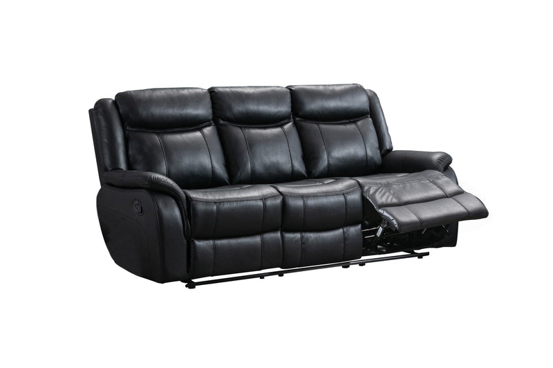 Black Reclining Sofa