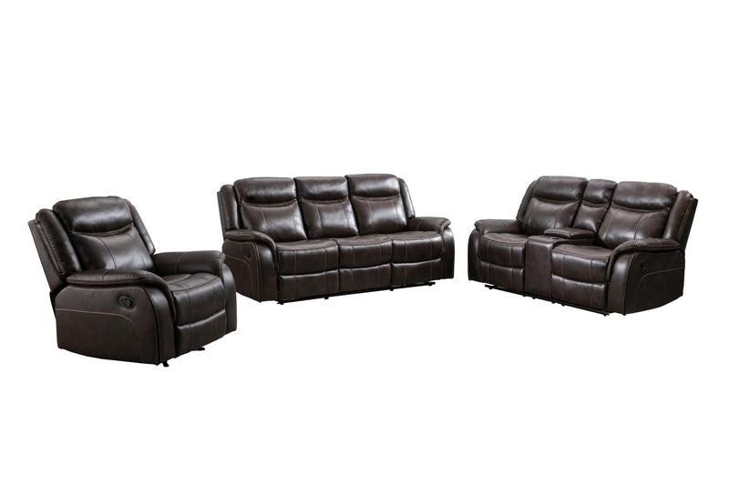 Brown Paxton Reclining Living Set - MA-99926BRWSLC