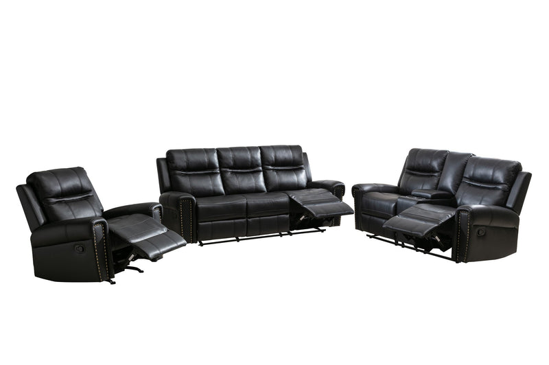 Emerson Black Reclining Living Set - MA-99927BLKSLC