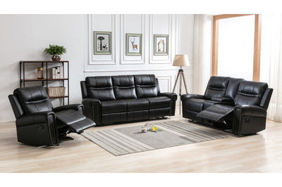 Emerson Black Reclining Living Set - MA-99927BLKSLC