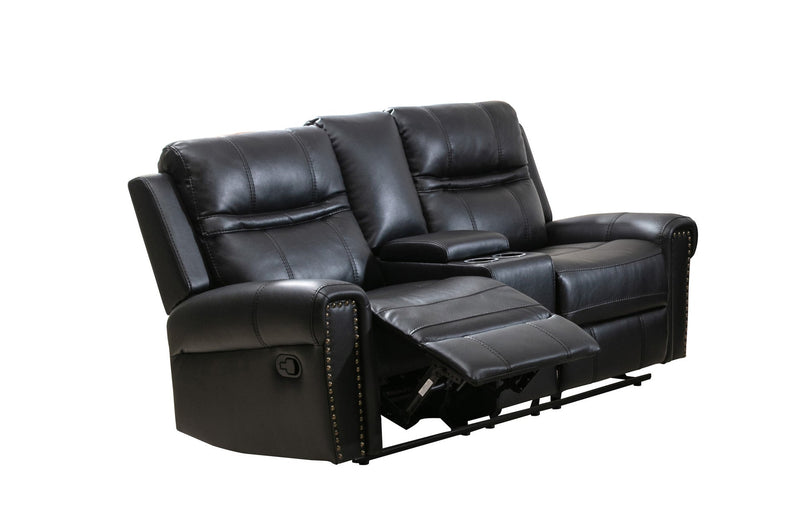 Emerson Black Reclining Living Set - MA-99927BLKSLC