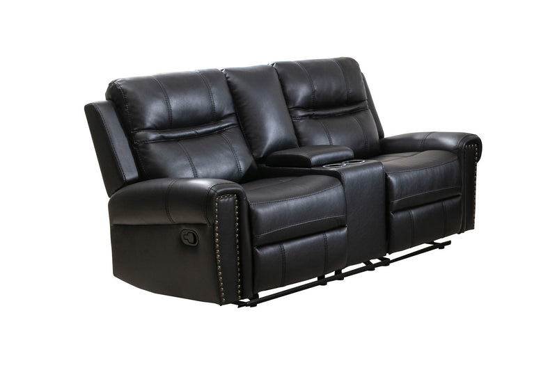 Emerson Black Reclining Living Set - MA-99927BLKSLC