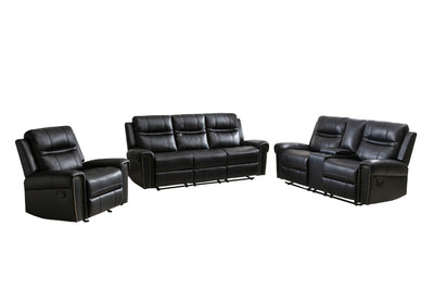 Emerson Black Reclining Living Set - MA-99927BLKSLC