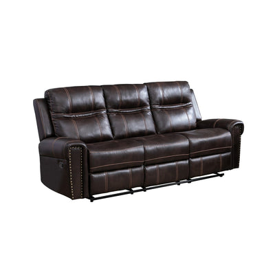 Emerson Brown Reclining Sofa - MA-99927BRW-3