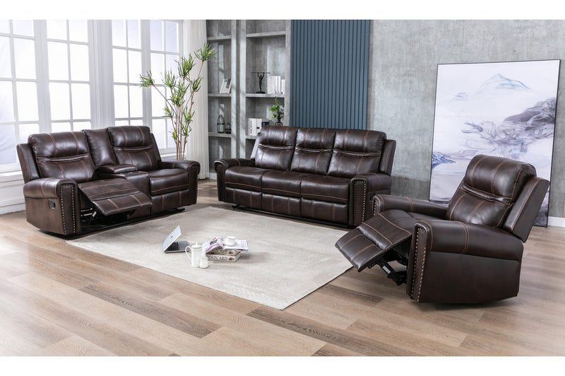 Emerson Brown Reclining Living Set - MA-99927BRWSLC