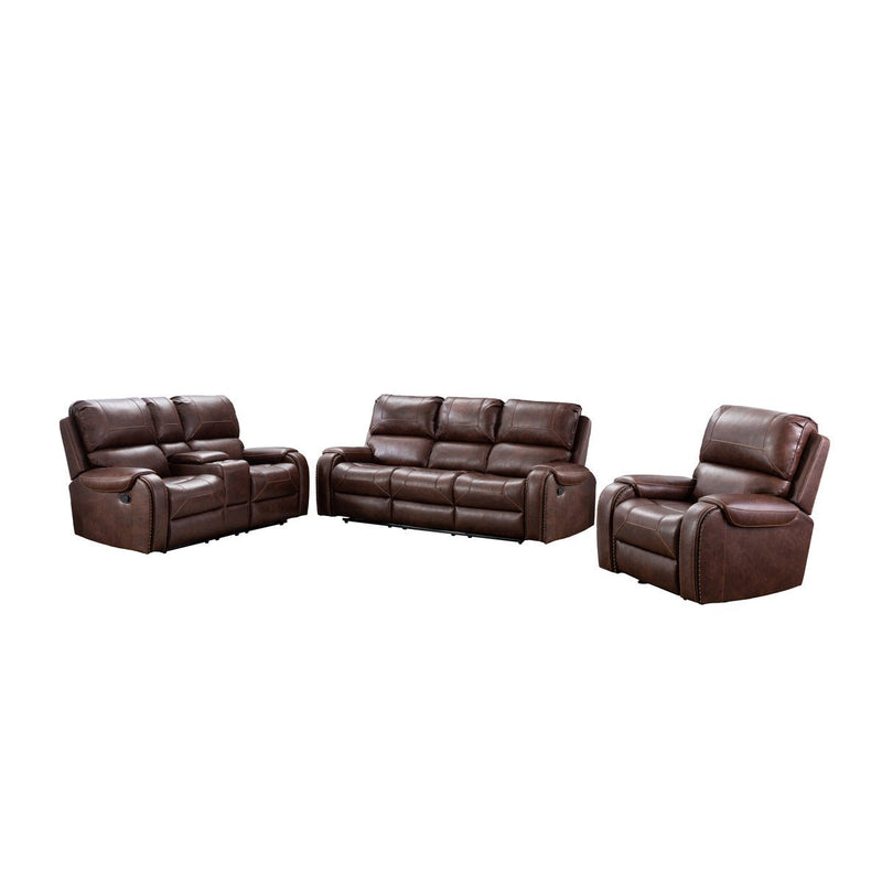 Caesar Brown Reclining Sofa - MA-99932BRW-3