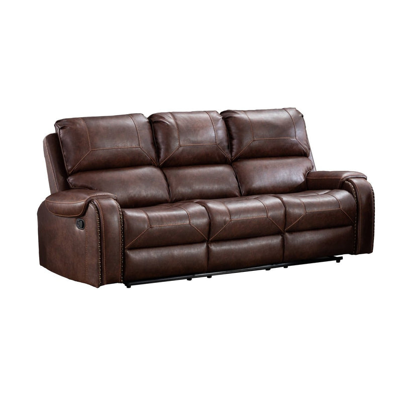 Caesar Brown Reclining Sofa - MA-99932BRW-3