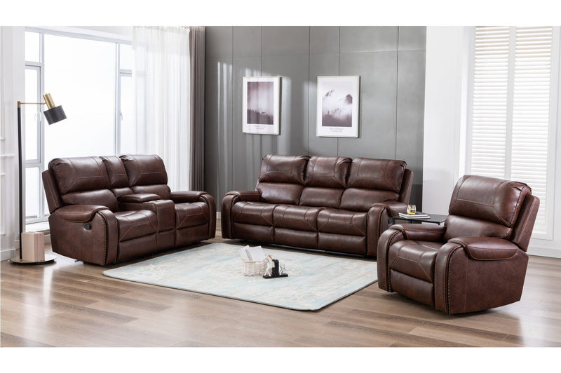 Caesar Brown Reclining Living Set - MA-99932BRWSLC