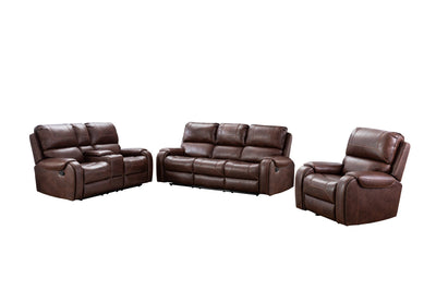 Caesar Brown Reclining Living Set - MA-99932BRWSLC